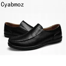 Большие размеры 38-47; повседневные мужские лоферы без застежки; сезон весна-осень; мужские мокасины обувь из натуральной кожи; мужская обувь на плоской подошве; mocasines ручной работы