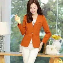 Костюм пальто Весна и осень Новое Женское платье тонкий корейский длинный рукав Большие размеры женские костюмы