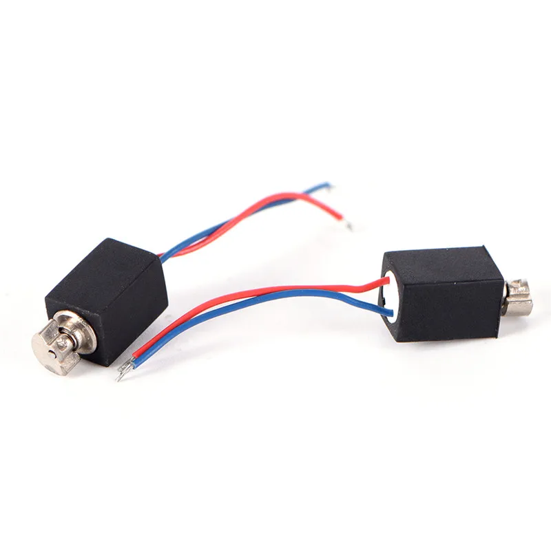 2.5V-4.0VDC пейджер и сотовый телефон Вибрационный микро-мотор с двумя проводами