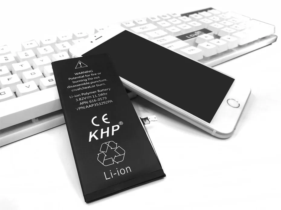Original KHP Phone Battery For iPhone 6 Plus Battery 2915mAh Repair Tools 0 Cycle Replacement Batteries Sticker (16)