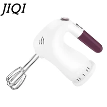 JIQI 5 скоростей, Электрический блендер для яиц, ручной миксер для теста, тесто для взбивания яиц, взбивание крема, мини-торт, кухонные инструменты для выпечки, ЕС