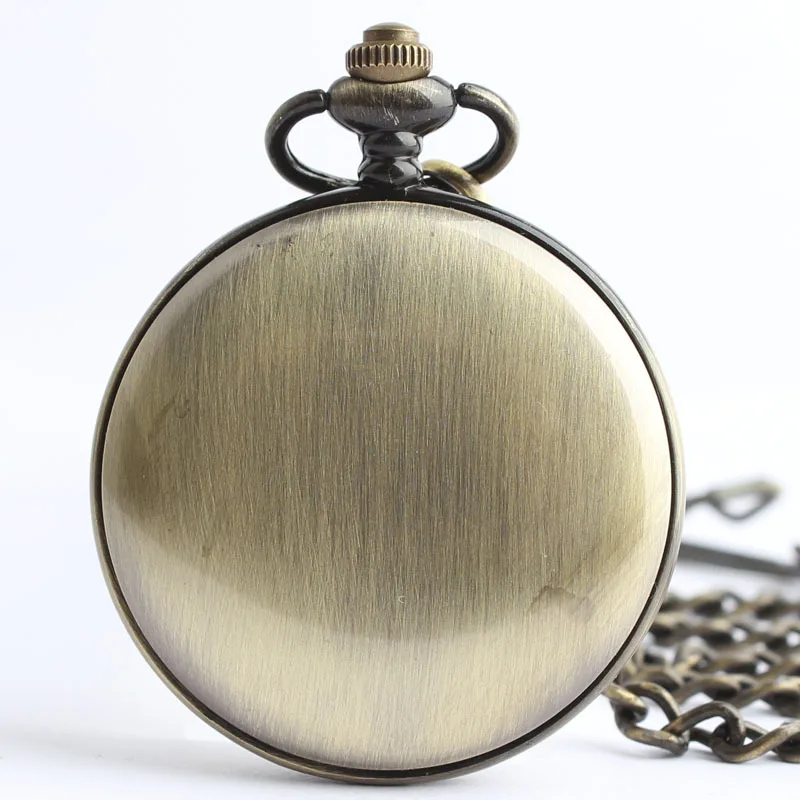 Vintage-Bronze-Open-Face-Automatic-Mechanical-Pocket-Watch-Roman-Numerals-Clock-Time-With-Chain-Fob-Watches (1)