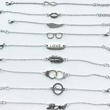 Браслет серебряный цвет браслет серебряный Модный Ювелирный браслет для мужчин и женщин ювелирное изделие велосипед крутой браслет цепочка NS209