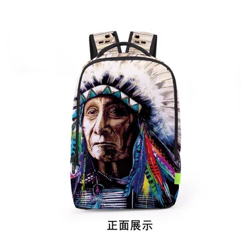 

Mochila Infantil Time-limited Zipper New 2018 Bags Wholesale Personality Indian Men Pictures Travel Backpack High Schoolbags