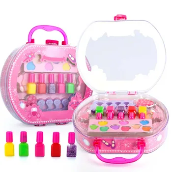 

Pretend Play Kid Makeup Set Safety New Pretend Play Kid Make Up Toys Simulation Toy For Girls Dressing Travel Box Make Up Toy