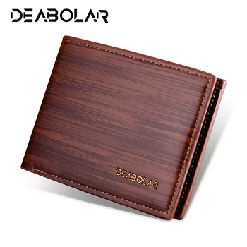 

Hot Sale Vintage Casual Man Wallets Purse Standard Card Holders Design Short Small multifunction Wallets purse male clutch