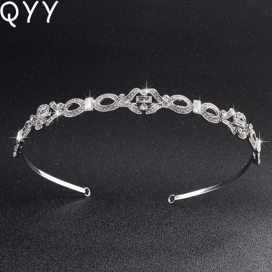 

Baroque Austrian Crystal Stone Tiaras and Crowns Ornaments Hairbands Wedding Headbands Accessories Women Hair Jewelry