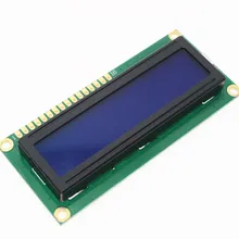 1 шт lcd 1602 1602 Модуль синий экран 16x2 символ ЖК-дисплей модуль HD44780 контроллер синий черный свет