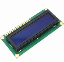Free Shipping 1PCS LCD1602 1602 module Blue screen 16×2 Character LCD Display Module HD44780 Controller blue blacklight
