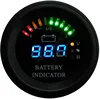 Round LED Digital Battery gauge discharge Indicator hour meter state of charge meter forklift, arc LED line, EV, 24V up to 200V ► Photo 1/2