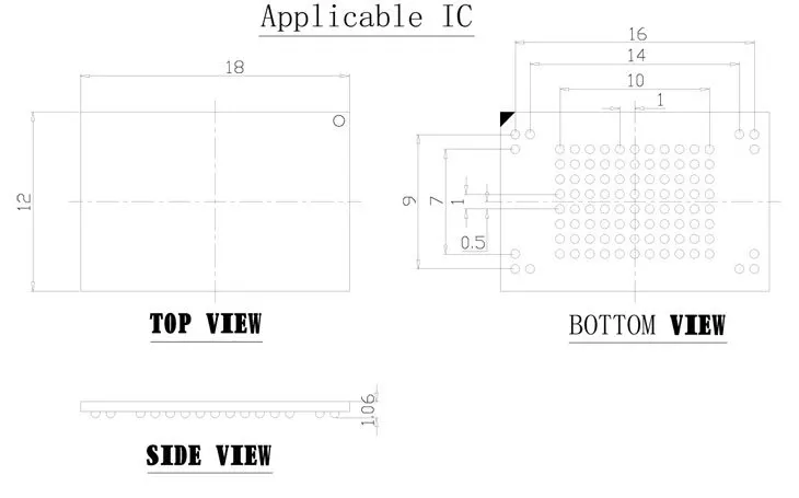 Emmc100 разъем USB tectep BGA100 тестер NAND Flash читатель программист EMMC разъем EMCP адаптер серии EMMC чипы восстановление данных