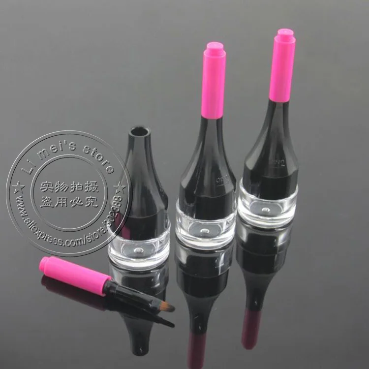 TM ES6155 round eye cream bottle 2g eye cream gel case with brush