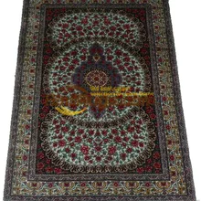 Шелковые ковры ручной работы, восточные ковры ручной работы, ковер для дивана, пол, большой ковер для жизни, Roomgc117psilkyg28