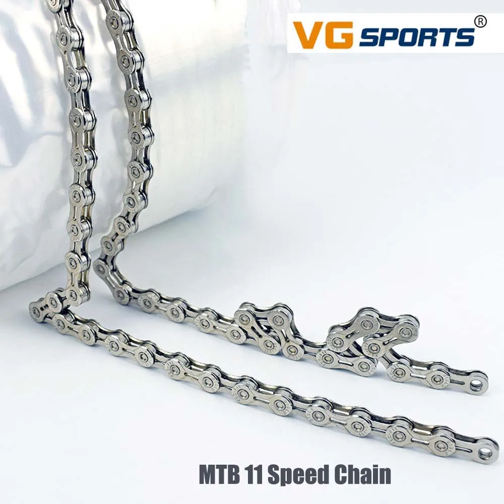 

Mountain Bike 11-Speed 33-Speed Chain Half-Hollow Chain Highway Vehicle Folding Vehicle Variable Speed Chain Ultra-Light