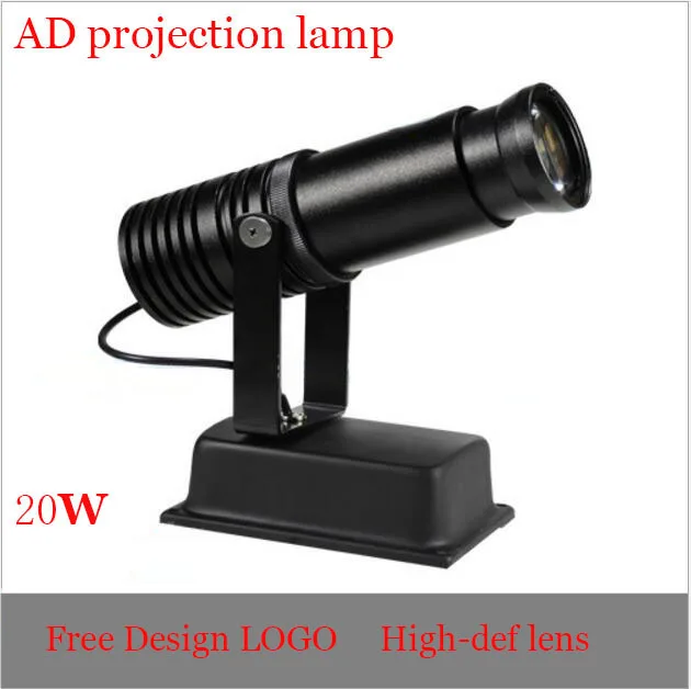 

20W LED Hd advertising projecting lamp,free design lens , Multi-functional style ,Freeshipping