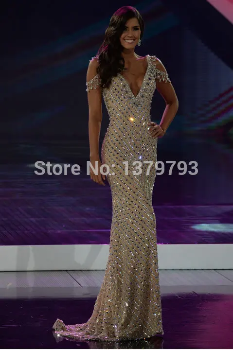 paulina vega evening gown