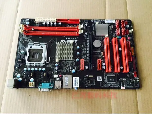 

For BIOSTAR P43D3 Original Used Desktop Motherboard Intel P43 LGA 775 DDR3 4G SATA2 USB2.0 ATX