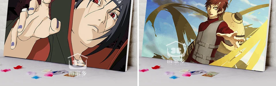 Раскраска по номерам Наруто цифровая краска по номерам японский стиль аниме плакаты diy Цифровая живопись diy картина маслом