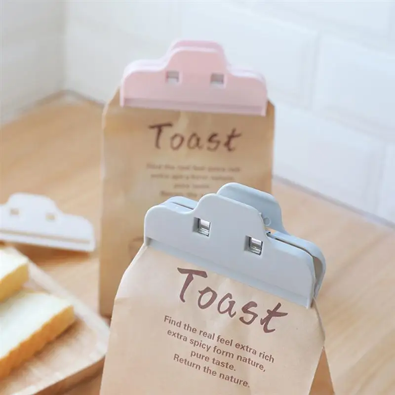 

3Pcs Plastic Bag Stay Fresh Sealer Clips Sealer Sticks Reusable Dust-proof Storage Sticks Slide-on Clips for Kitchen Chips food