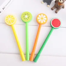 kawaii Ручка 60 шт. креативные апельсин лимонные ручки для школы офисные письма милые ручки стационарные stylo