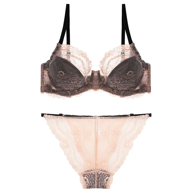 Комплект женского кружевного нижнего белья с чашками пуш ап|bra set|bra set brandbrand bra |