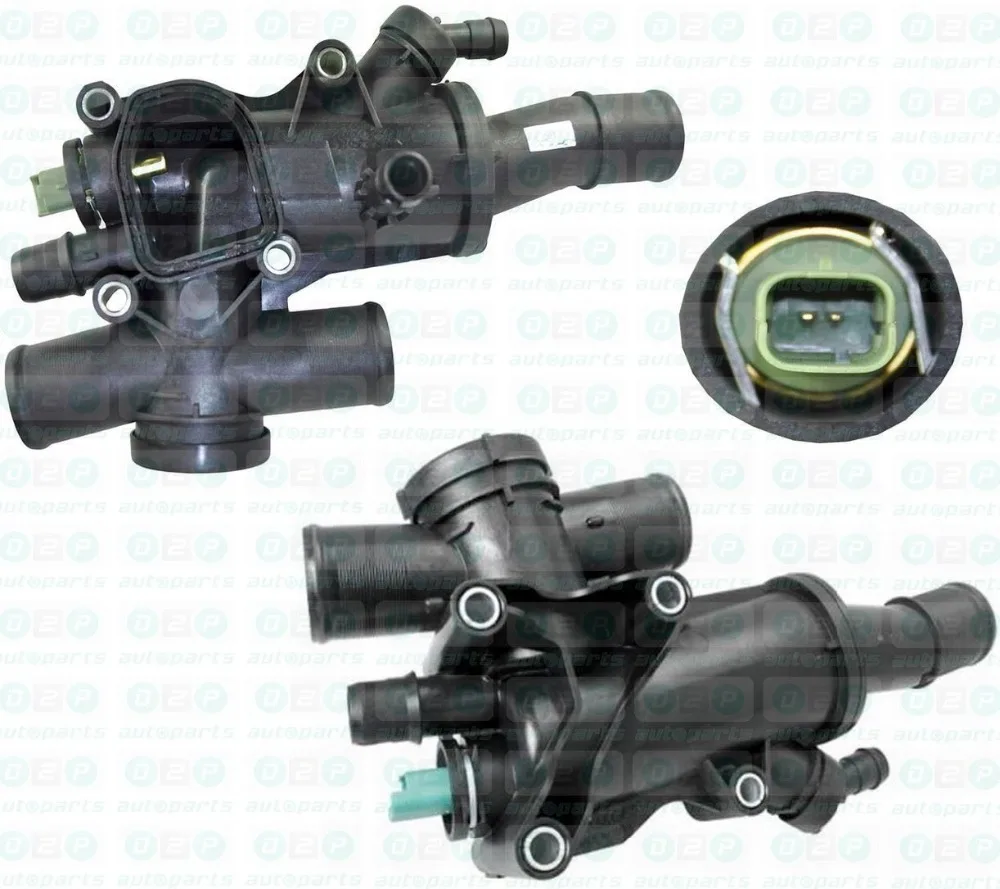 

AP02 New Thermostat Housing with sensor For Citroen C4 C5 C8 Dispatch Fiat Scudo Ulysse,For Volvo C30 C70 S40 S80 V50 V70