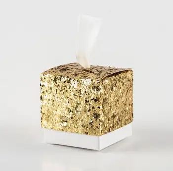 

new golden Wedding Candy Box Gift Paper Boxes Chocolate Carton Wedding Supplies