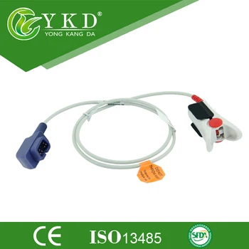

Compatible Criticare/CSI 934SDN Adult finger clip SpO2 probe,DB6pin,1m,TPU cable