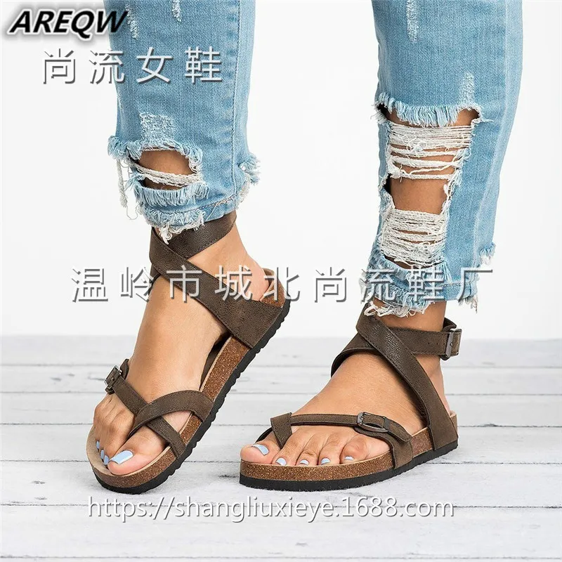 

2019 Summer Explosion Models Sexy Toe Thick Bottom Rome Ladies Sandals Foreign Trade 43 Yards Women's Shoes In Stock