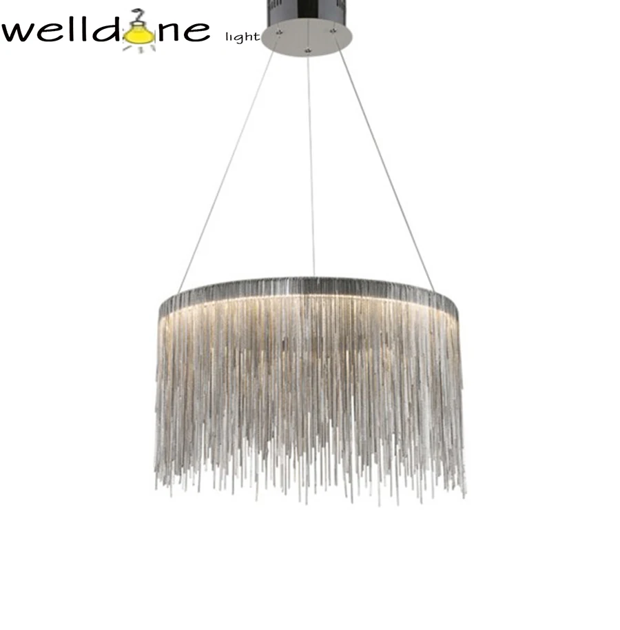 イタリアデザインの高級ポストモダンチェーンタッセル照明器具 Led ホテルレストランの寝室リビングルームの装飾シャンデリア Living Lamp Room Lamp Ledled Bedroom Lamp Aliexpress