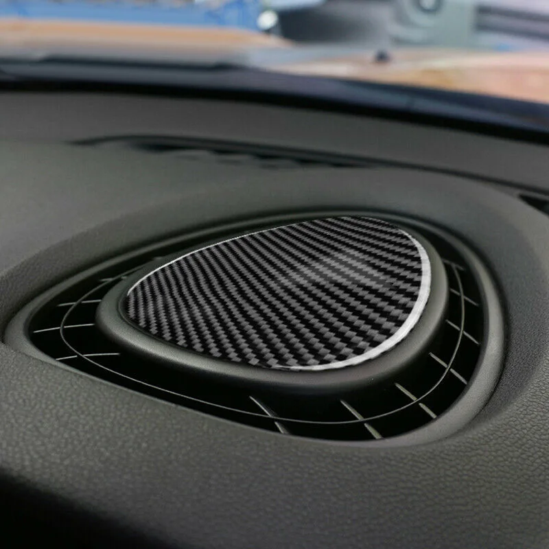 

Carbon Fiber Console Air Outlet Vent Cover Sticker For Mini Cooper F56 F55 F54