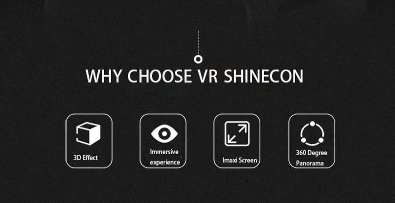 Оригинальная VR shinecon 6,0 версия виртуальной реальности и стандартная версия и очки 3D очки гарнитура для шлема смартфона