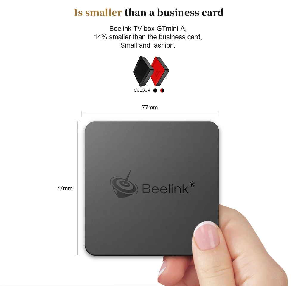 Beelink GTmini-Smart tv box Android 8,1 Amlogic S905X2 телеприставка голосовой пульт 4K 2,4G и 5,8G WiFi 1000M VP9 H.265 HDR10 ТВ приставка