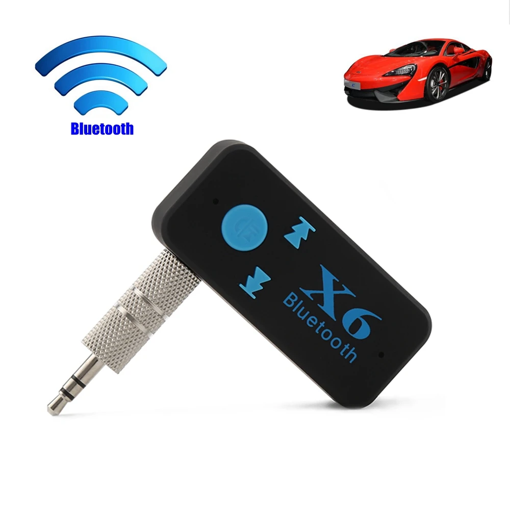 car bluetooth audio receiver 3.5mm jack wireless bluetooth receivers Hands free BT Speaker Music
