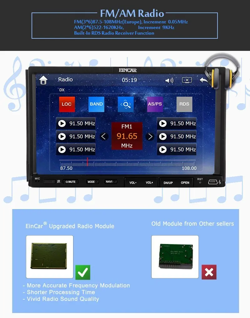 Top Universal Double two 2Din Car Stereo In Dash DVD Player GPS Navigation HeasUnit BT/USB/SD/FM/AM RDS Radio Steering wheel control 16