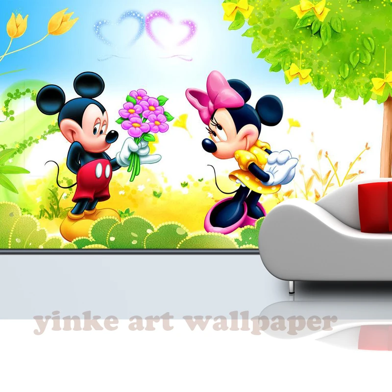 Пользовательские 3D фото обои для кабинета ручная роспись мультфильм животное Фреска детская комната диван фон обои papel де parede