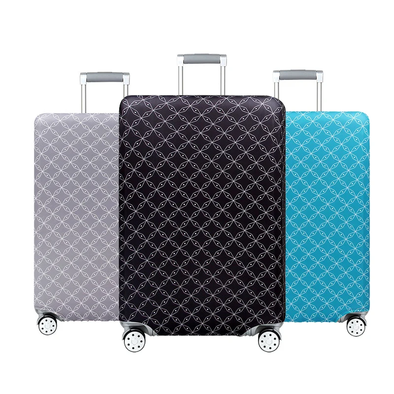 Solid color stripes Luggage cover travel accessories case travel