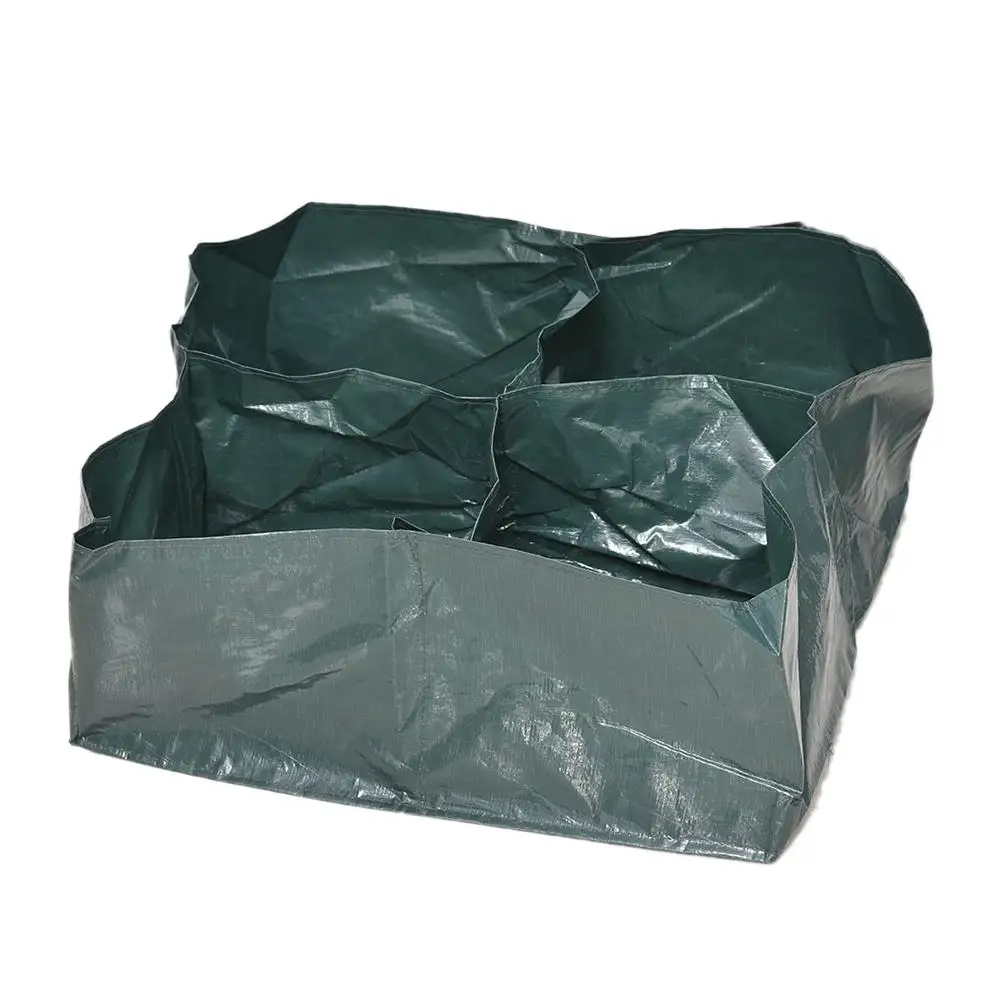 

60x60x25cm Square Planting Bag Garden Grow Planter Pouch Root Containe Root Plant Growing Pot Vegetable Seedling Waterproof Bag