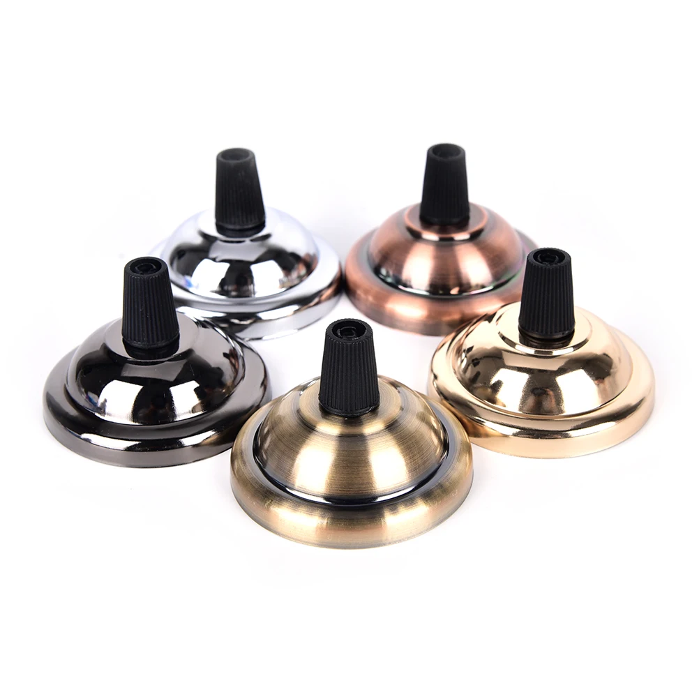 

4Colors Retro Vintage Antique Edison Light Ceiling Rose Base Hook Plate Holder Fitting Chandelier Bulb