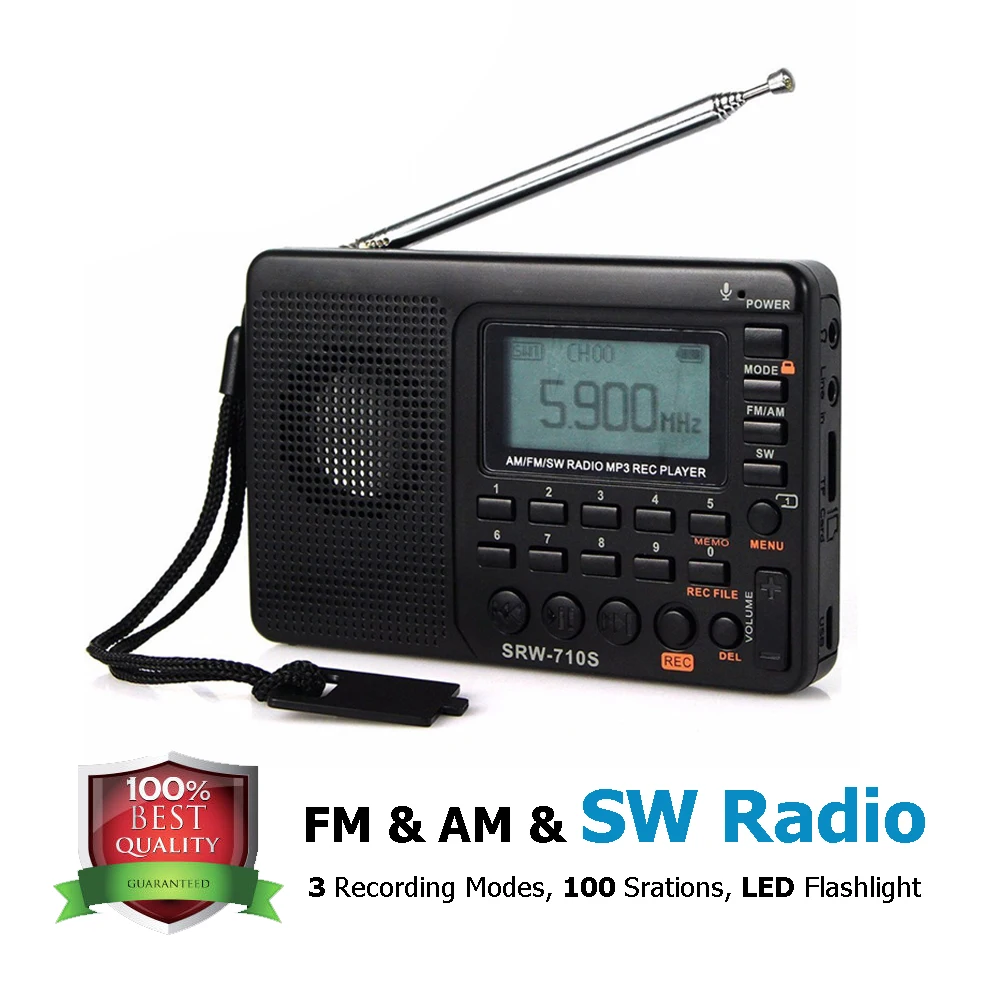 Buy Portable FM AM SW Radio Multiband Radio Receiver