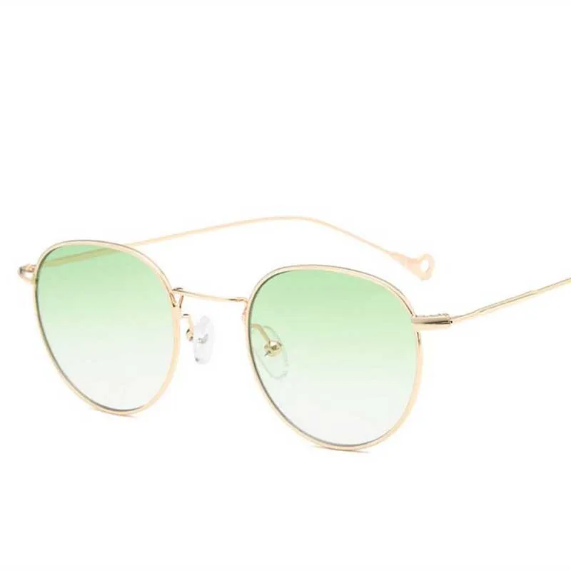 

2017 Retro Sunglasses Women Gradient Color Sun Glasses Female Woman Small Metal Frame Sunglasses Optical Las gafas de sol UV400