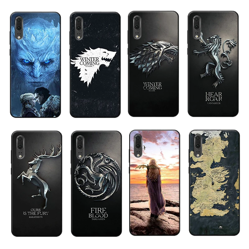 Game Of Thrones Phone Case Soft for Huawei P10 plus 20 pro P20 mate Lite Environmentally Friendly Material Cover |