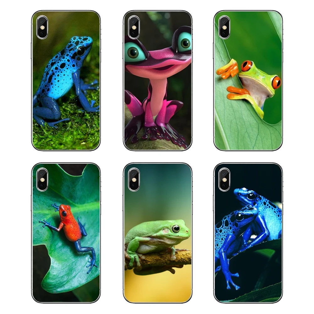 Для iPod Touch iPhone 4 4S 5 5S 5C SE 6 S 7 8 X XR XS плюс MAX амфибии животных лягушка яд древолазы