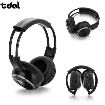 

Foldable IR Infrared Headphone Wireless Stereo Car Headphones Headset Dual Channel Earphones S2