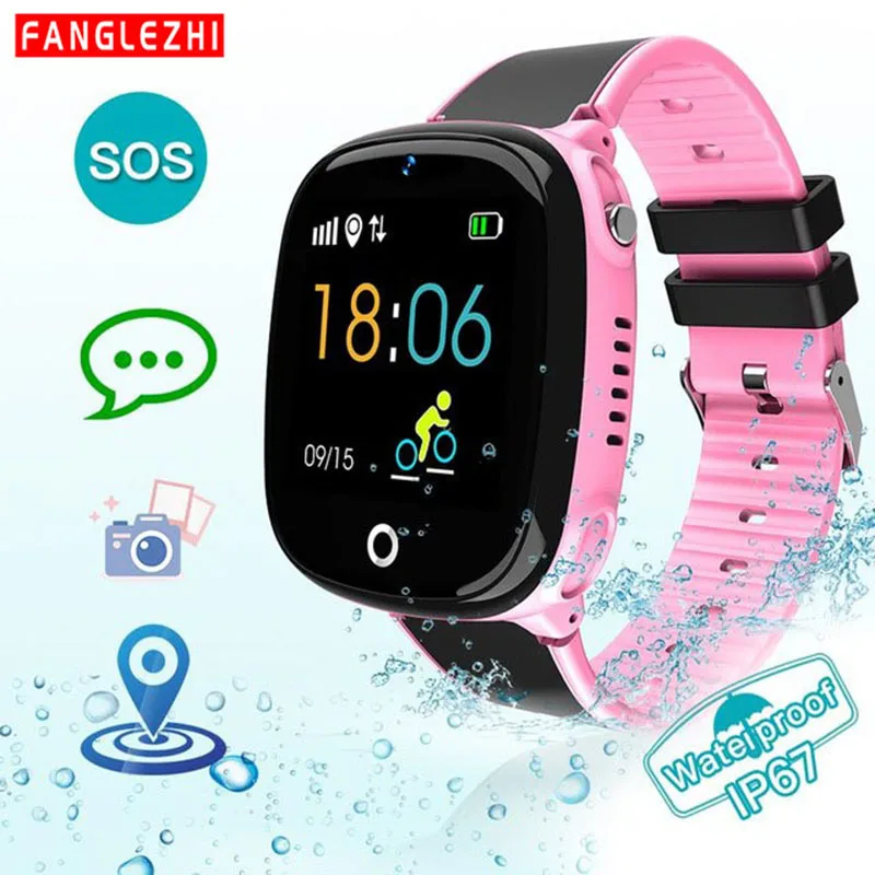

2019 New Smart Phone Watch For Kids IP67 Waterproof GPS+LBS SOS Call Family Bluetooth Pedometer Smart Watch For Android Ios