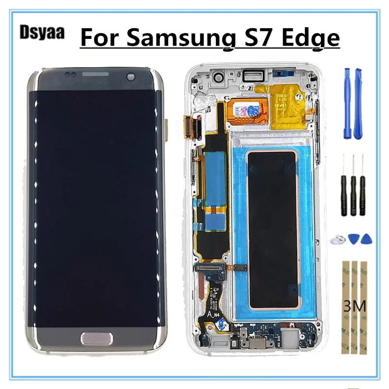 

5.5 Inch for SAMSUNG for Galaxy S7edge G935 G935F G935FD LCD Display with Frame Touch Screen Digitizer Assembly
