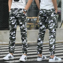 Hot 2016 Men Casual Pants Camouflage Slim Fit Army Camouflage Trousers Pants Hip Hop Sweatpants Military Joggers