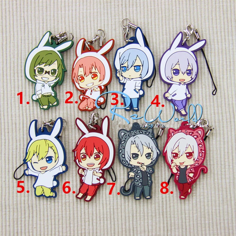 Portachiavi аниме брелок idolic 7 IORI NIKAIDO IZUMI MITSUKI TAMAKI NAGI SOGO Косплей Кролик сумка подвеска