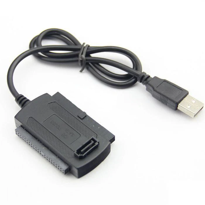 

3 in 1 USB 2.0 to SATA IDE 2.5 3.5 HD HDD Hard Drive Cable Converter Plastic Hard Drive Cable Adapter