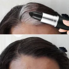 Краска для волос ручка быстрая краска DIY Стайлинг портативный легко наносится макияж палочка Нетоксичная крышка Белый Профессиональный временный натуральный завод